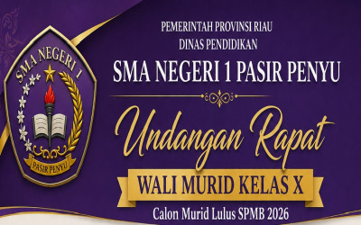 Undangan Sosialisasi dan Rapat Wali Murid Baru 2026
