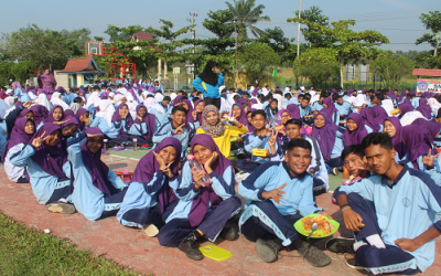 Jelang HUT PGRI Ke 74 SMA Negeri 1 Pasir Penyu Menggelar Berbagai Perlombaan